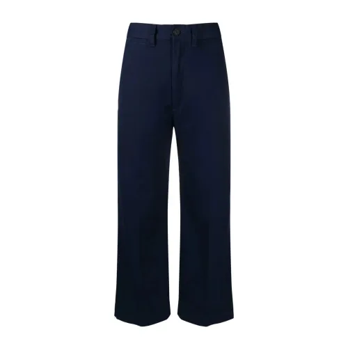 Ralph Lauren , Wide leg chino pants ,Blue female, Sizes: