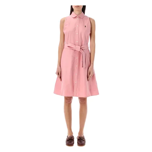 Ralph Lauren , Women's Clothing Dress Adirondack Rose Ss24 ,Pink female, Sizes: