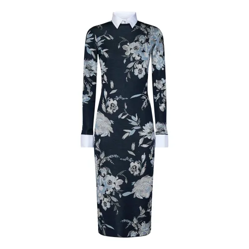 Ralph Lauren , Women's Clothing Dress Blue Ss24 ,Multicolor female, Sizes: