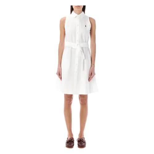 Ralph Lauren , Women's Clothing Dress White Ss24 ,White female, Sizes: