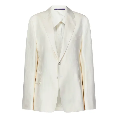 Ralph Lauren , Women's Clothing Outerwear White Ss24 ,White female, Sizes: