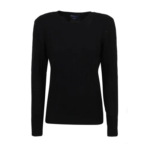 Ralph Lauren , Women's Clothing Sweaters Black Aw22 ,Black female, Sizes: