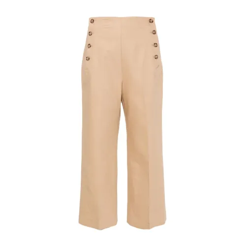 Ralph Lauren , Women's Clothing Trousers Beige Ss24 ,Beige female, Sizes:
