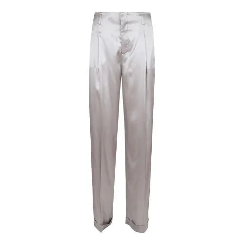 Ralph Lauren , Women's Clothing Trousers Grey Aw22 ,Gray female, Sizes: