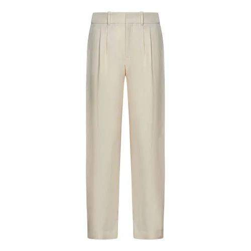 Ralph Lauren , Women's Clothing Trousers White Ss24 ,White female, Sizes: