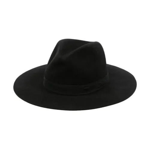 Ralph Lauren , Wool fedora hat ,Black female, Sizes: ONE