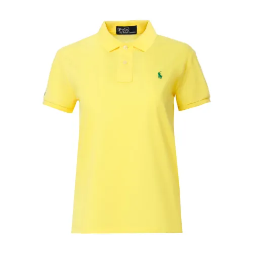 Ralph Lauren , Yellow Earth Polo Shirt ,Yellow female, Sizes: