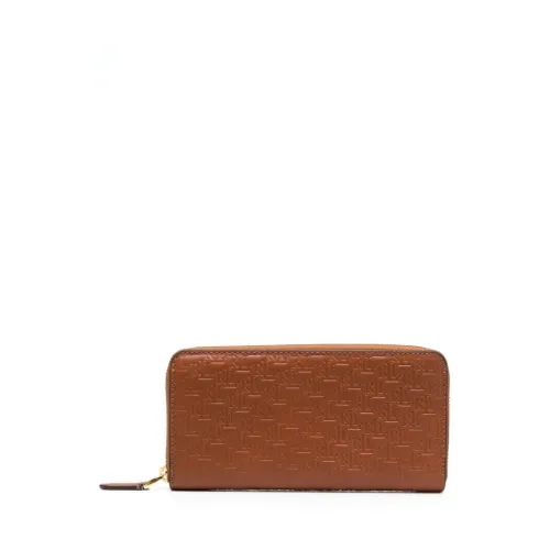 Ralph Lauren , Zip cont large wallet ,Brown female, Sizes: ONE SIZE