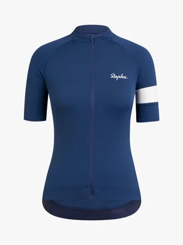 Rapha Core Jersey Short Sleeve Cycling Top - Navy Marl - Female