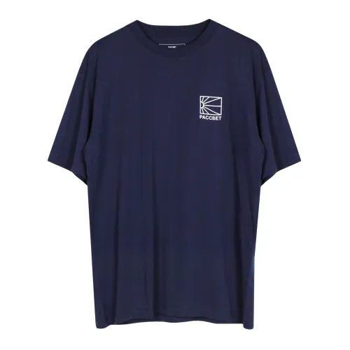 Rassvet , Small Logo T-Shirt ,Blue male, Sizes: