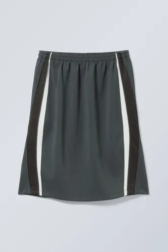Rava Midi Track Skirt - Grey