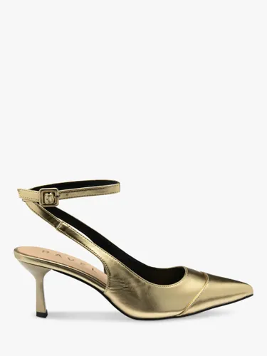 Ravel Catrine Pointed Toe Court Shoes, Black - Gold - Female