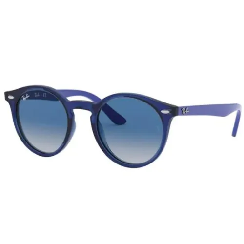 Ray-Ban , Blue Shaded Round Sunglasses ,Blue female, Sizes: