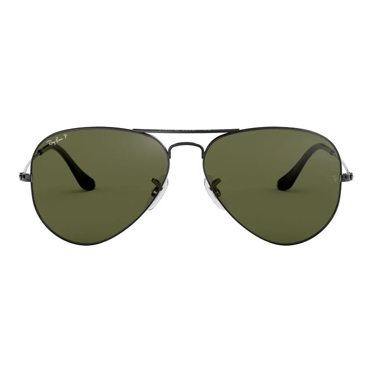 Ray-Ban , Classic Polarized Aviator Sunglasses ,Gray unisex, Sizes: