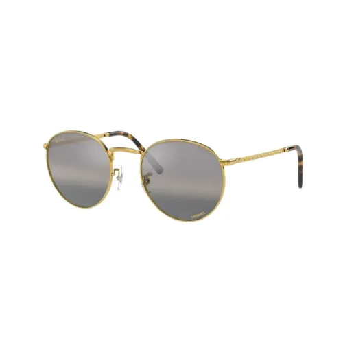 Ray-Ban , Gold Round Sunglasses Rb3637 ,Yellow female, Sizes: