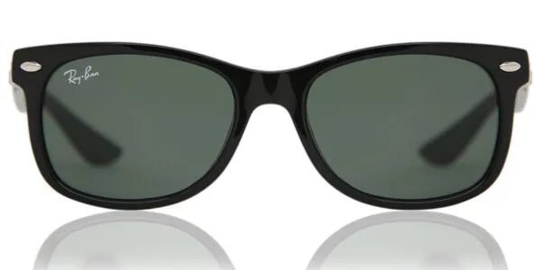 Ray-Ban Kids RJ9052S New Wayfarer 100/71 Kids' Sunglasses Black Size 48