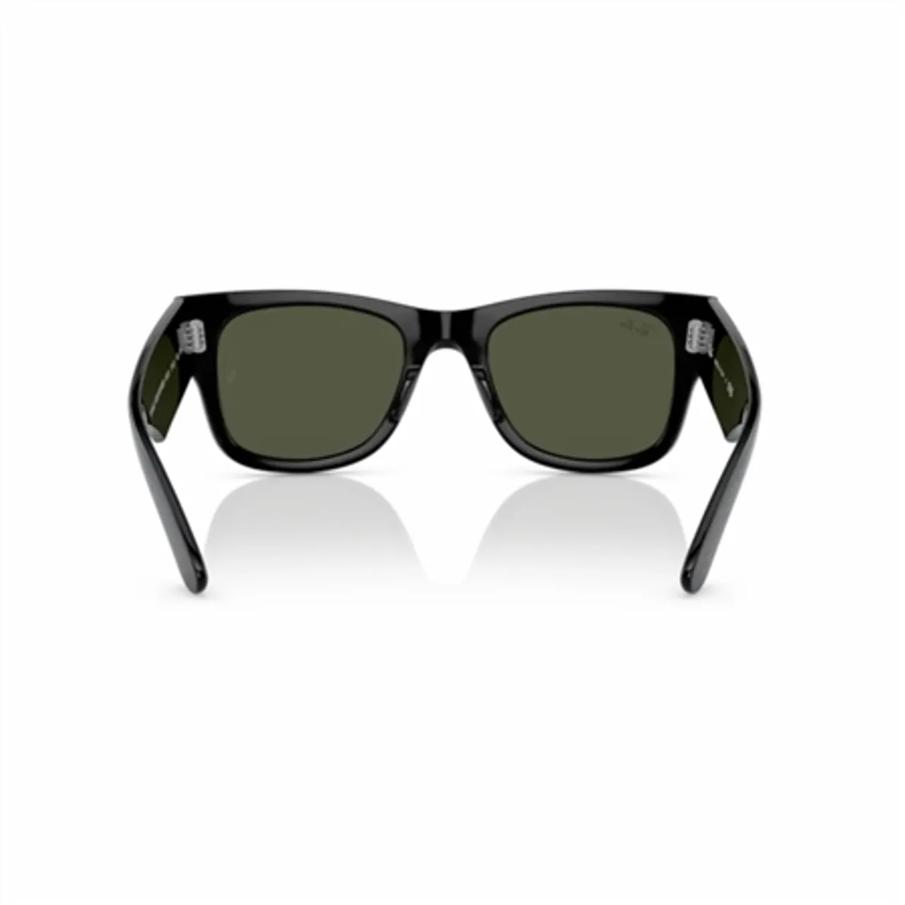 Ray-Ban Mega Wayfarer Sunglasses - Polished Black & Green