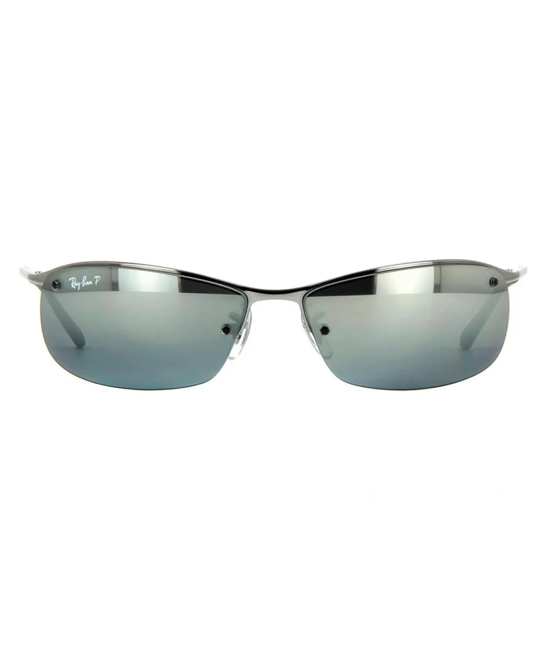 Ray-Ban Mens Sunglasses 3183 004 82 Gunmetal Silver Mirror Polarized - Grey - One