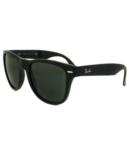 Ray-Ban Mens Sunglasses Folding Wayfarer 4105 Matt Black Green 601S 54mm - One