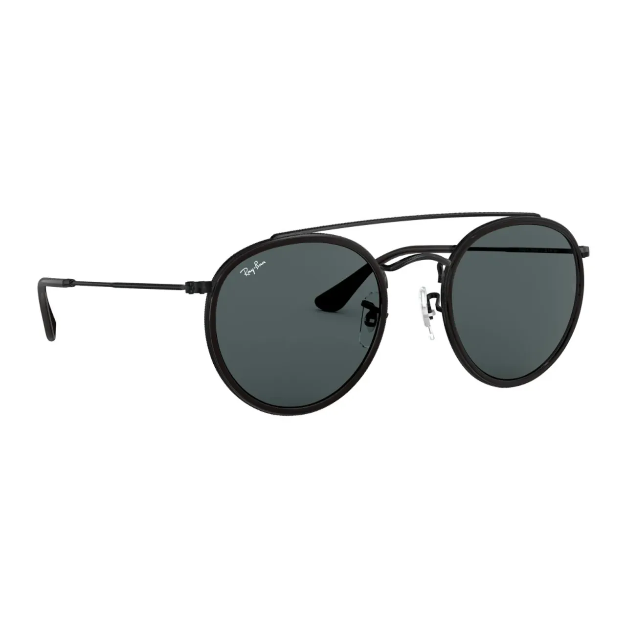 Ray-Ban , Metal Sunglasses RB 3647N 002-R551 ,Black male, Sizes: