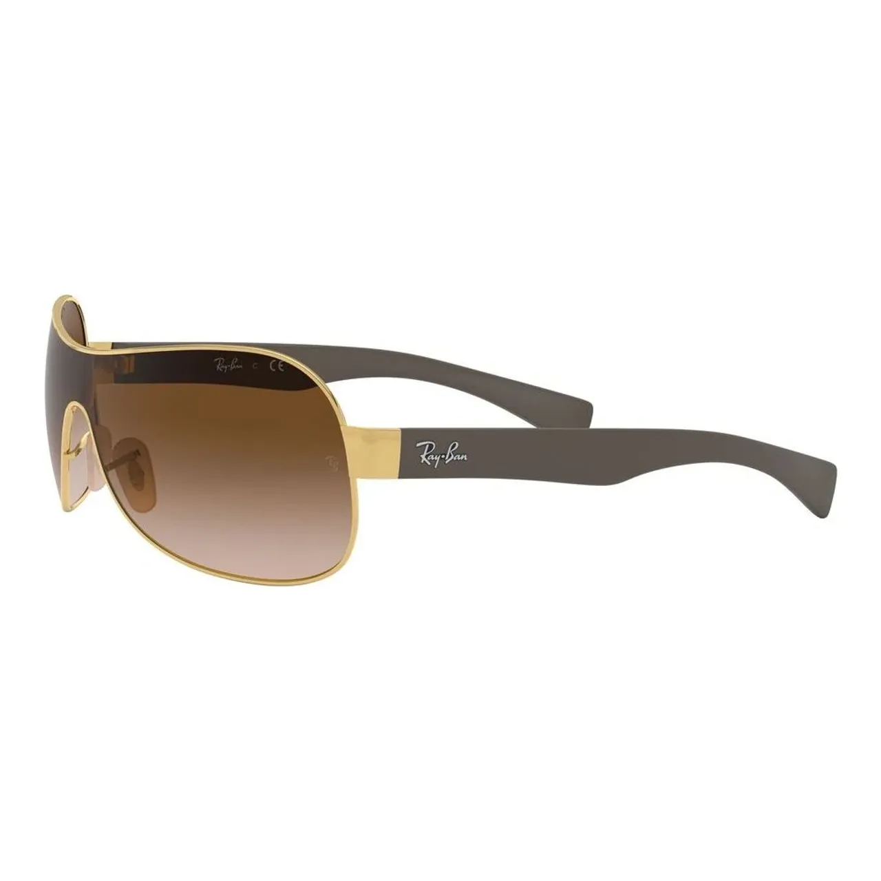 Ray-Ban , Modern Woman Sunglasses Gold/Brown Shaded ,Brown female, Sizes: