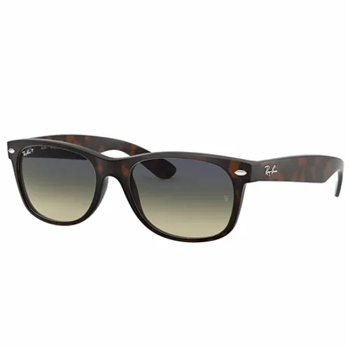 Ray-Ban New Wayfarer Classic Polarised Sunglasses - Matte Tortoise