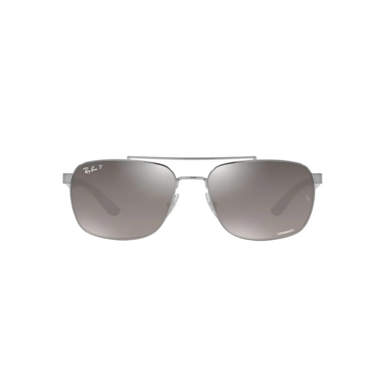 Ray-Ban , RB 3701 Gunmetal Polarized Sunglasses ,Gray male, Sizes: