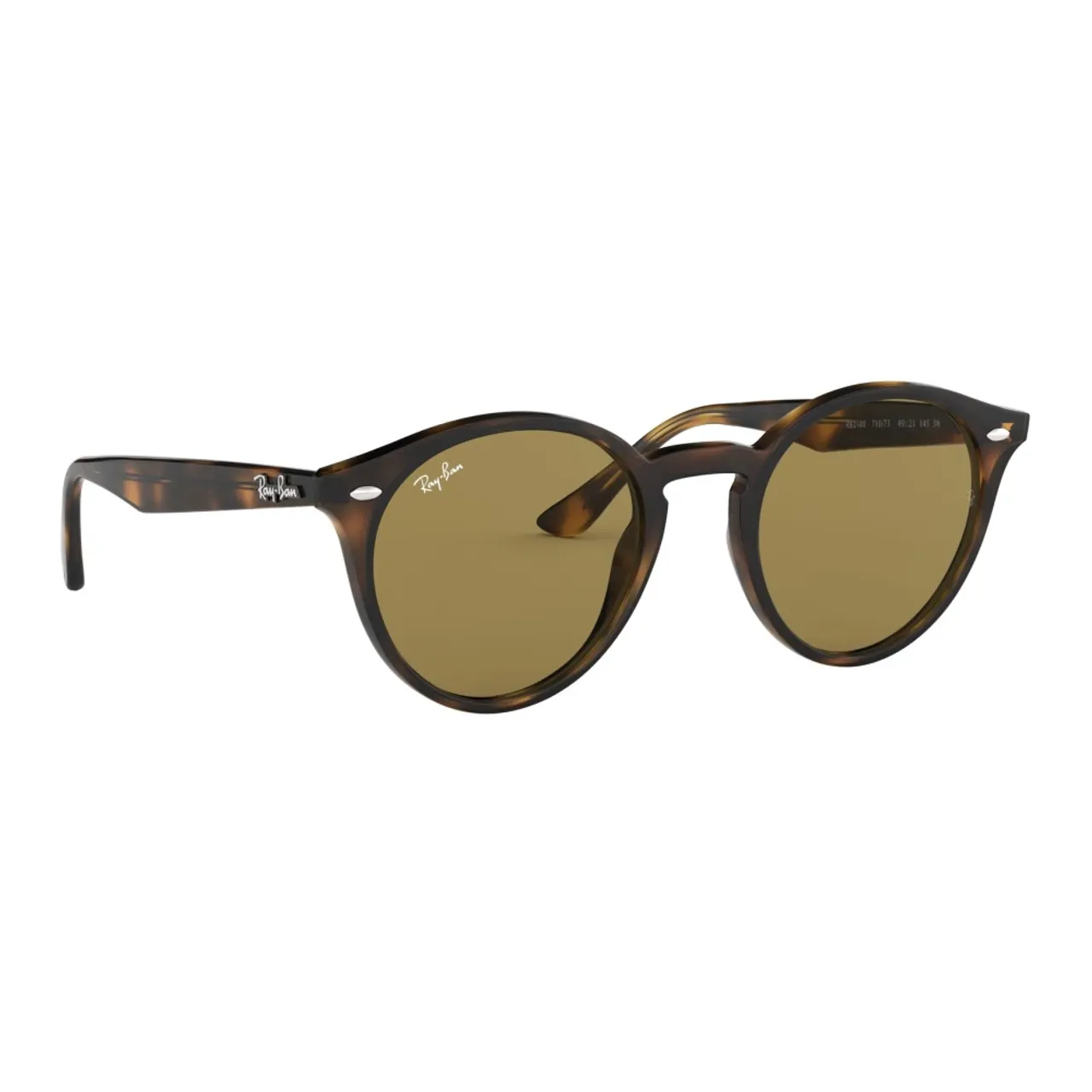 Ray-Ban , Rb2180 Dark Brown Propionate Sunglasses ,Brown female, Sizes: