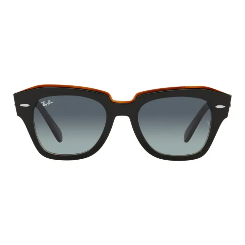 Ray-Ban , Rb2186 State Street Polarized State Street Polarized Sunglasses ,Black female, Sizes: