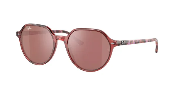 Ray-Ban RB2195F Thalia Asian Fit 66372K Men's Sunglasses Pink Size 53