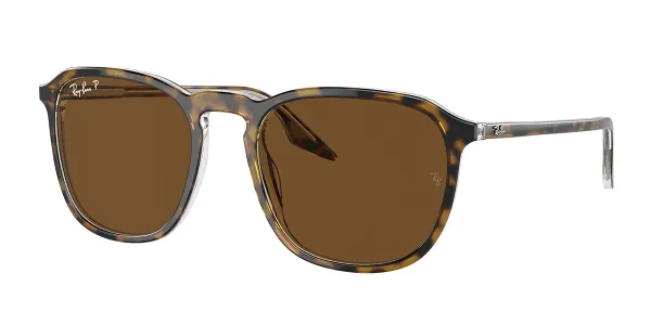Ray-Ban RB2203 Polarized 139357 Men's Sunglasses Tortoiseshell Size 55