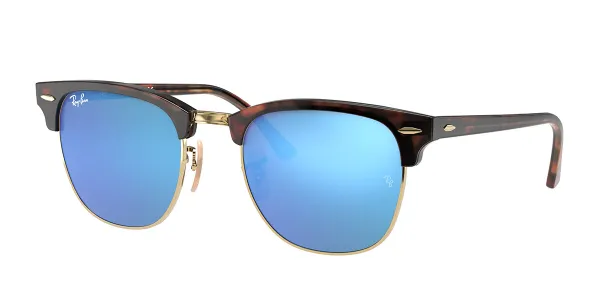 Ray-Ban RB3016/S Clubmaster Flash Lenses 114517 Men's Sunglasses Tortoiseshell Size 49