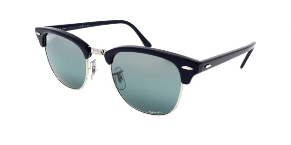 Ray-Ban RB3016/S Clubmaster Polarized 1366G6 Men's Sunglasses Blue Size 49