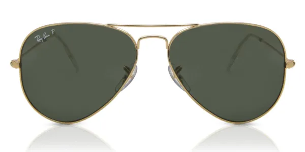 Ray-Ban RB3025 Aviator Polarized 001/58 Men's Sunglasses Gold Size 55