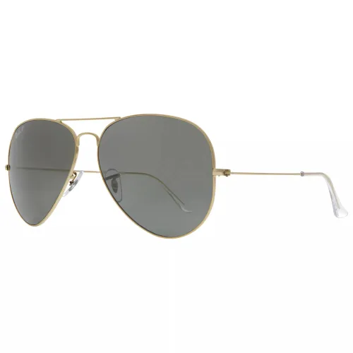 Ray-Ban RB3025 Aviator Sunglasses, Gold/Grey - Gold/Grey - Female