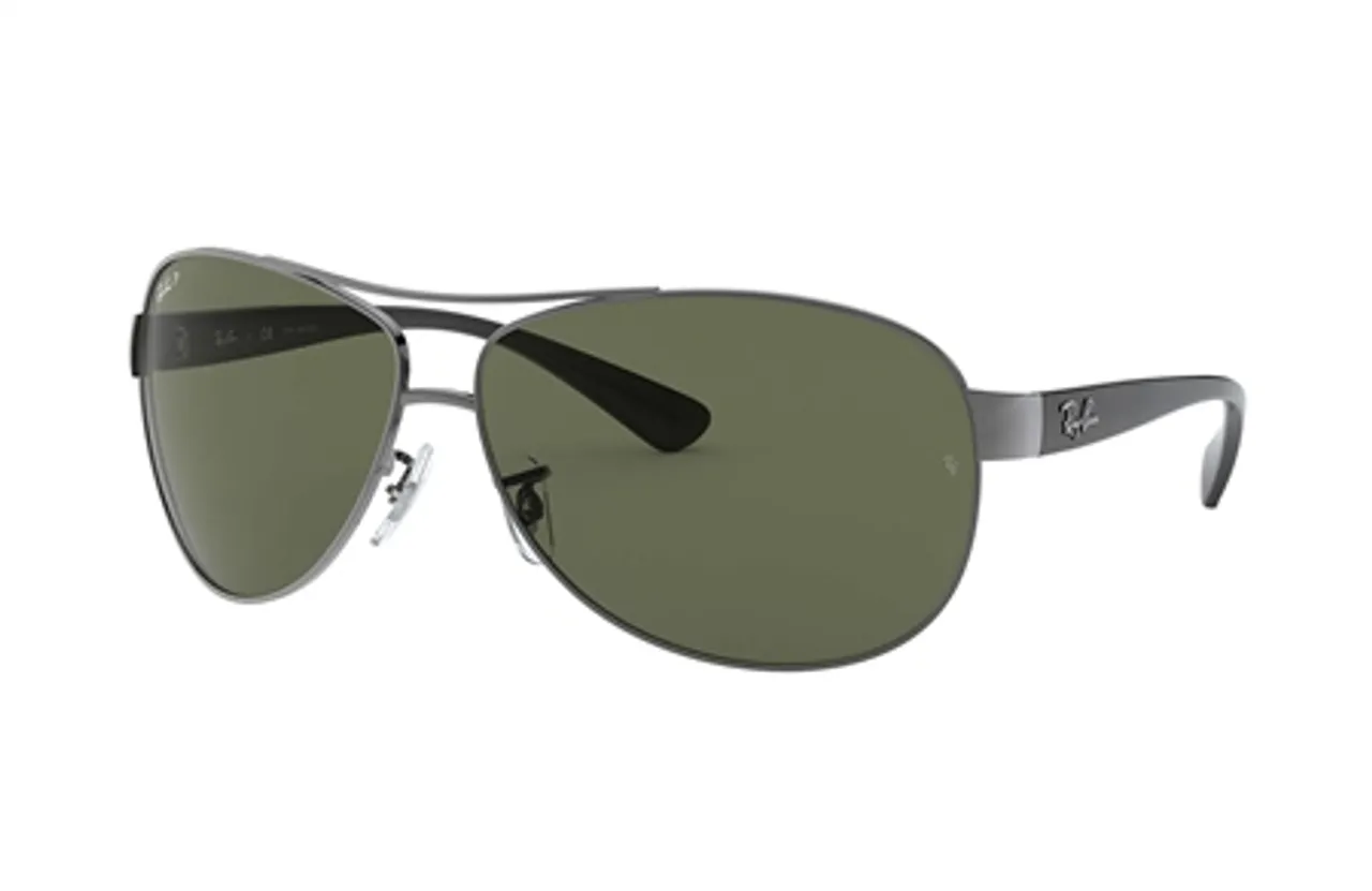 Ray-Ban RB3386 Polarised Sunglasses - Gunmetal & Black