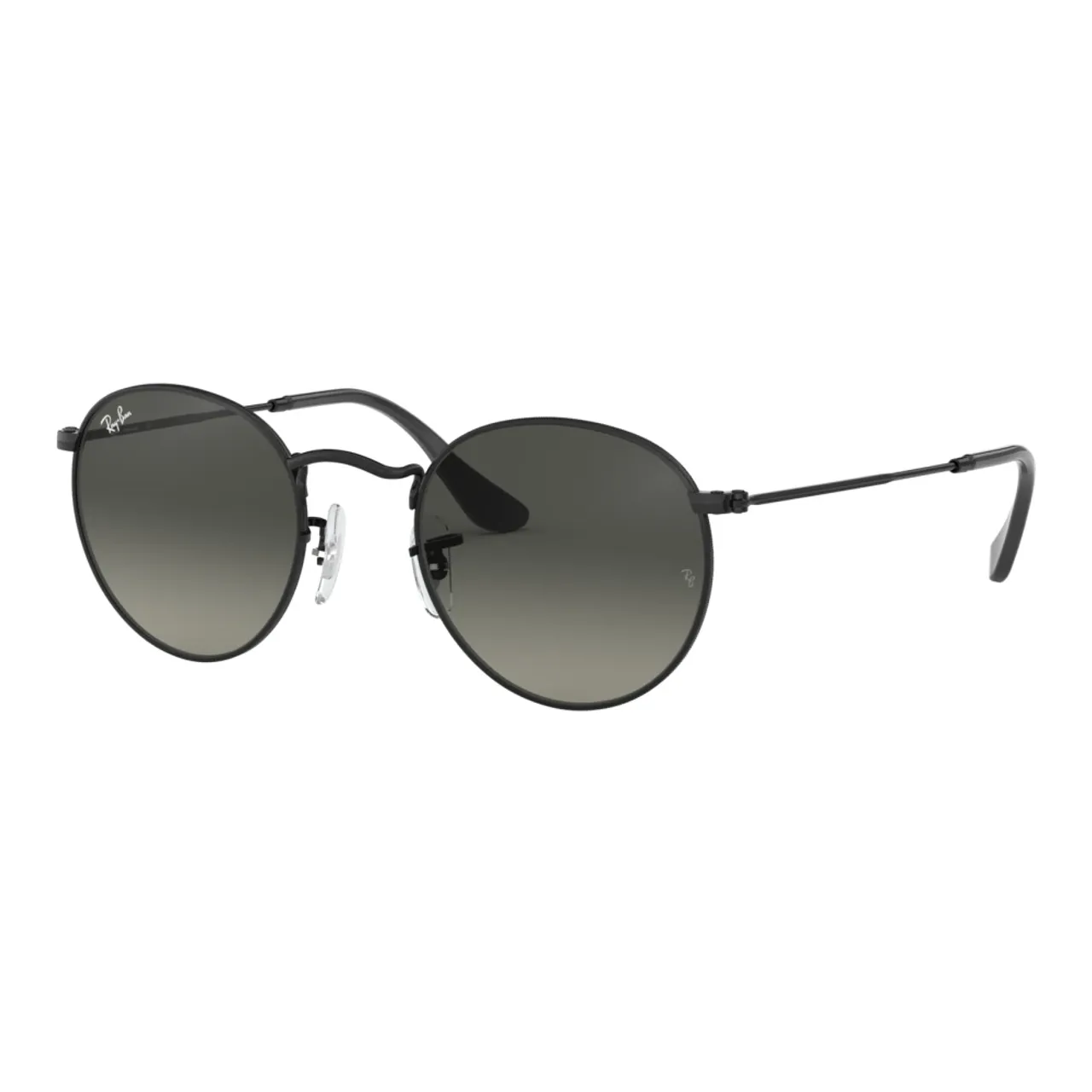 Ray-Ban , Rb3447 Round Flat Lenses Round Flat Lenses Sunglasses ,Black male, Sizes: