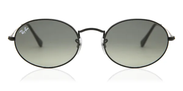 Ray-Ban RB3547N Oval Flat Lenses 002/71 Men's Sunglasses Black Size 51