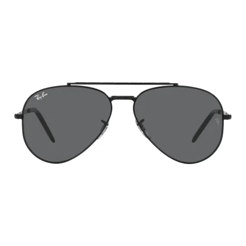Ray-Ban , Rb3625 New Aviator Polarized Sunglasses ,Black female, Sizes: