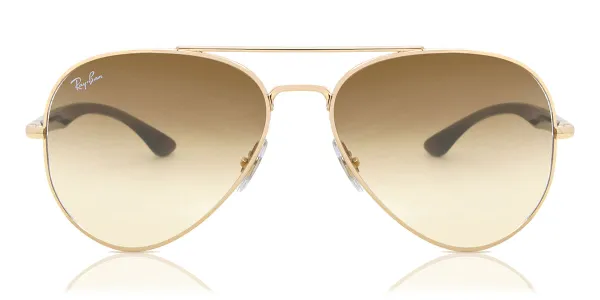 Ray-Ban RB3675 001/51 Men's Sunglasses Gold Size 58