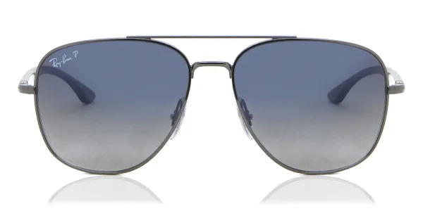 Ray-Ban RB3683 Polarized 004/78 Men's Sunglasses Gunmetal Size 56