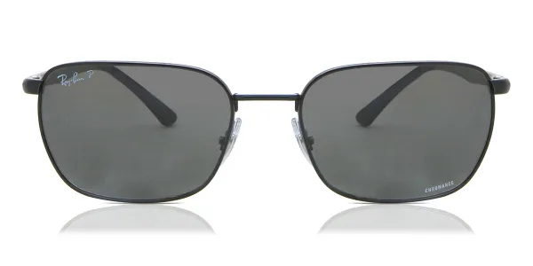 Ray-Ban RB3684CH Polarized 002/K8 Men's Sunglasses Black Size 58