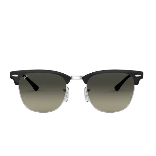 Ray-Ban , Rb3716 Clubmaster Metal Polarized Sunglasses ,Black female, Sizes: