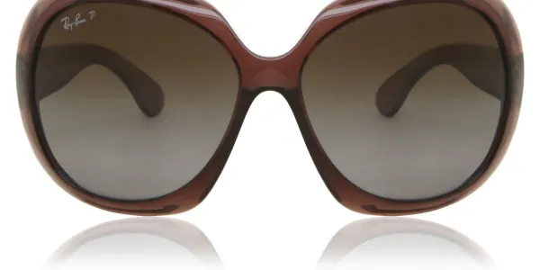Ray-Ban RB4098 Jackie Ohh II Polarized 6593T5 Women's Sunglasses Brown Size 60