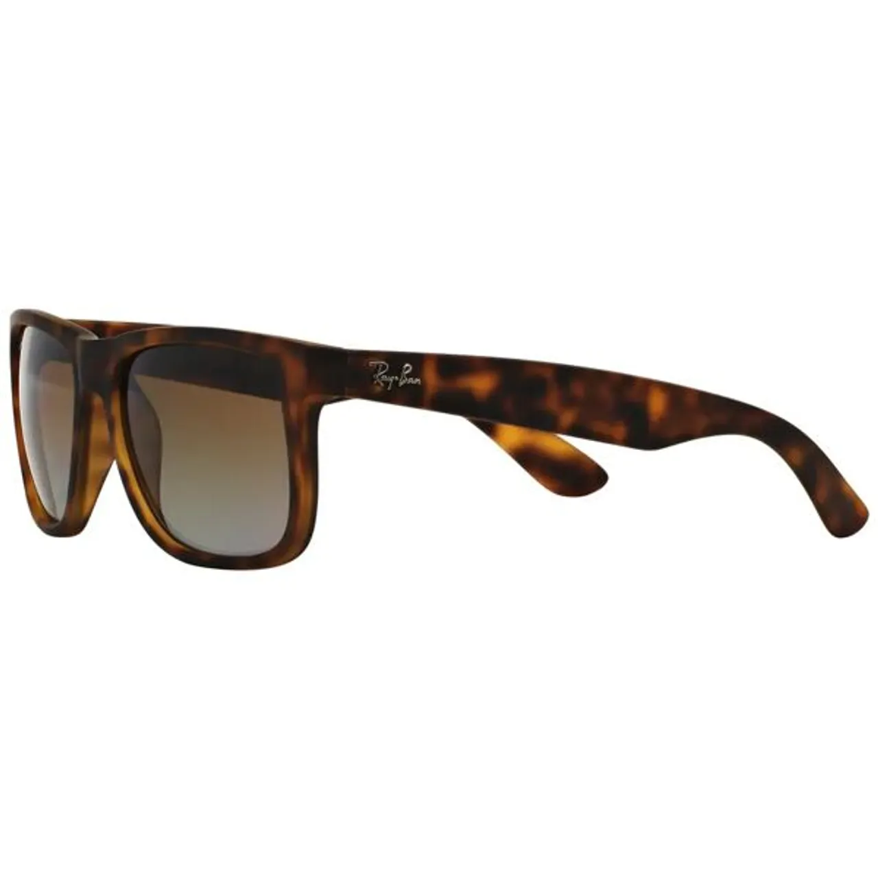 Ray-Ban RB4165 Justin Polarised Wayfarer Sunglasses - Brown - Female