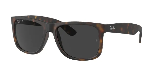 Ray-Ban RB4165 Justin Polarized 865/87 Men's Sunglasses Tortoiseshell Size 55