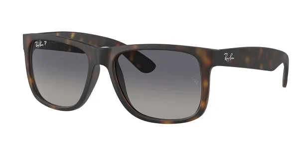 Ray-Ban RB4165 Justin Polarized 865/8S Men's Sunglasses Tortoiseshell Size 55