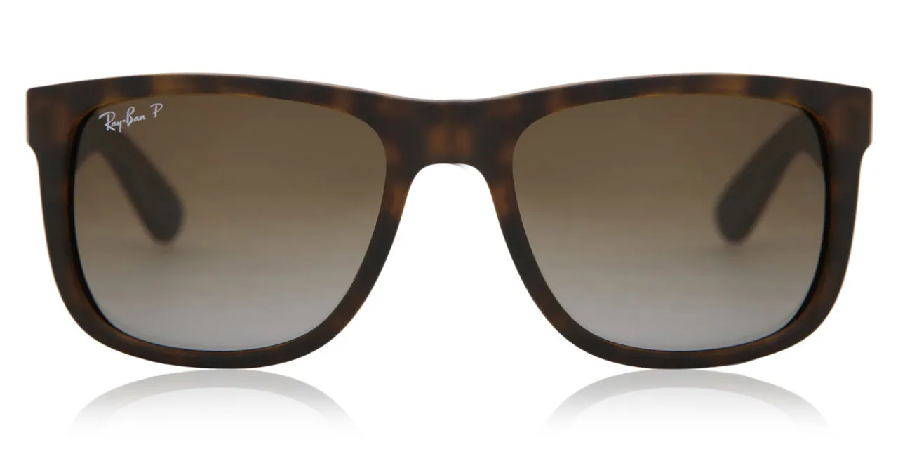 Ray-Ban RB4165 Justin Polarized 865/T5 Men's Sunglasses Tortoiseshell Size 55