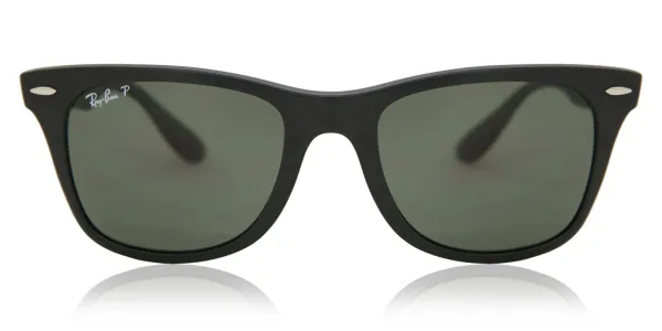 Ray-Ban RB4195F Wayfarer Liteforce Asian Fit Polarized 601S9A Men's Sunglasses Black Size 52