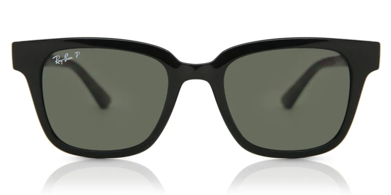 Ray-Ban RB4323 Polarized 601/9A Men's Sunglasses Black Size 51